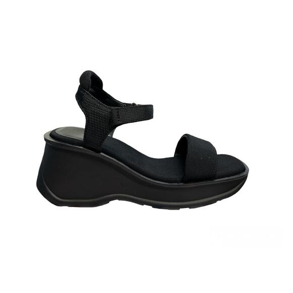 Jeffrey Campbell Women's Black Adjustable Straps Platform Sandals Size 10 - Picture 2 of 8